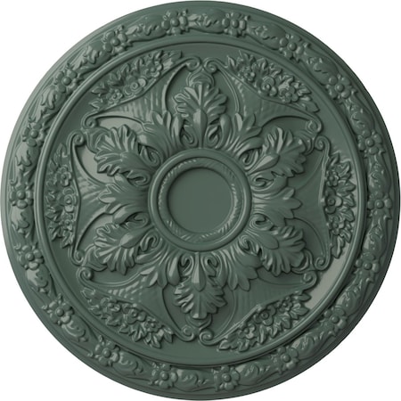 Ekena Millwork Baile Ceiling Medallion (Fits Canopies up to 3 1/4"), Hand-Painted Cloud Burst, 20"OD x 1 5/8"P CM20BLCBF
